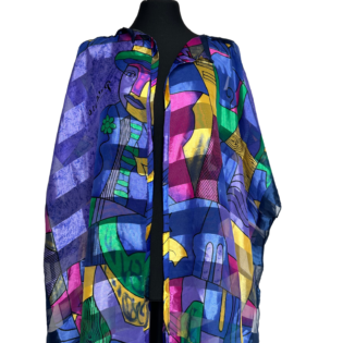 Picasso Scarf Kimono Jacket
