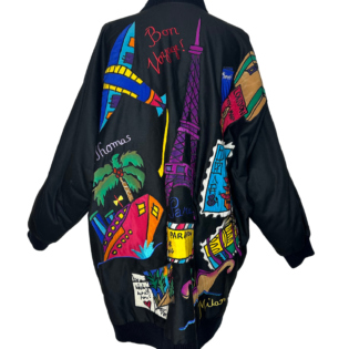 Vintage Silkscapes Wearable Art Jacket