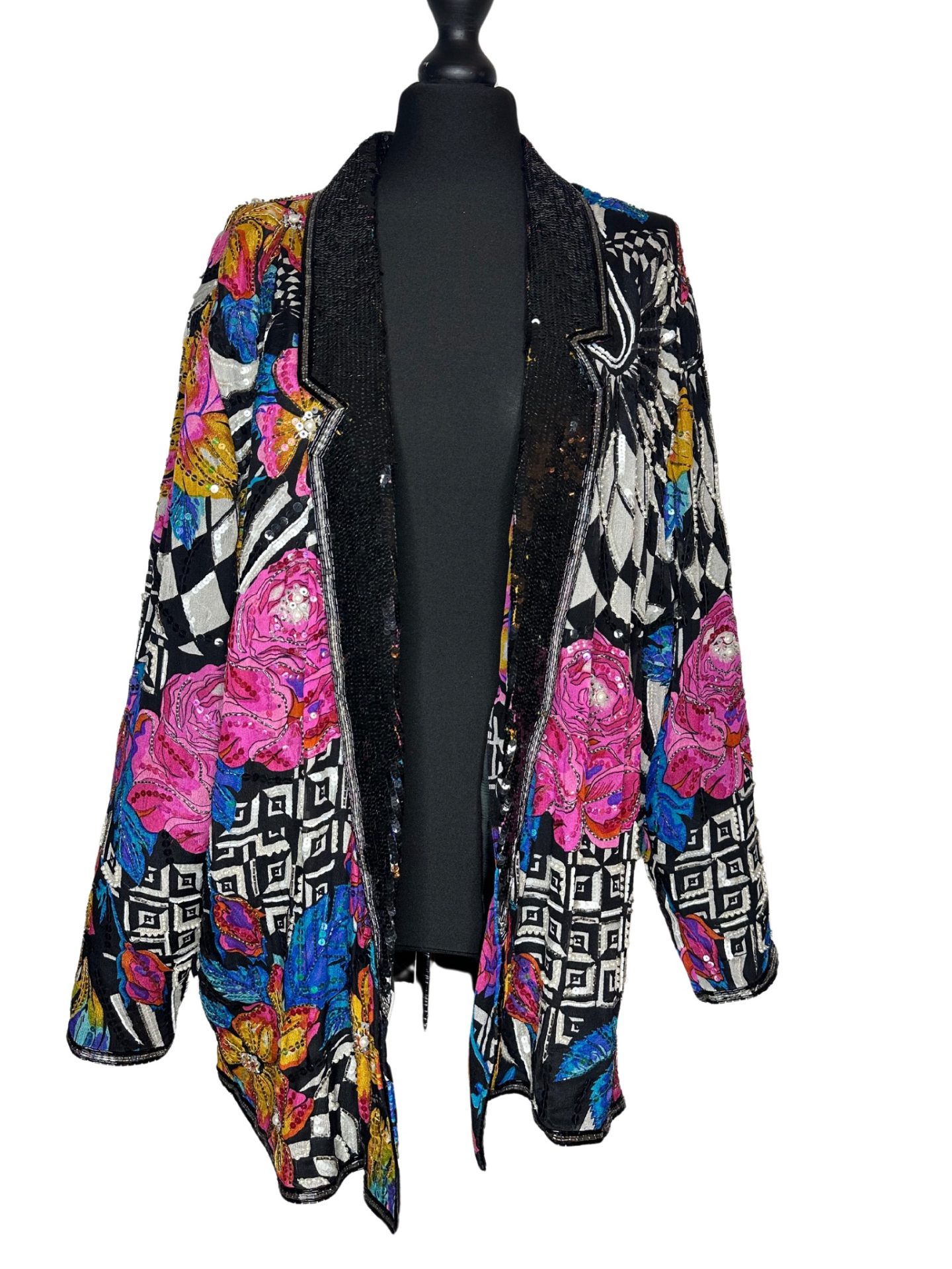 Judith Ann Creations Silk & Sequin Trophy Jacket