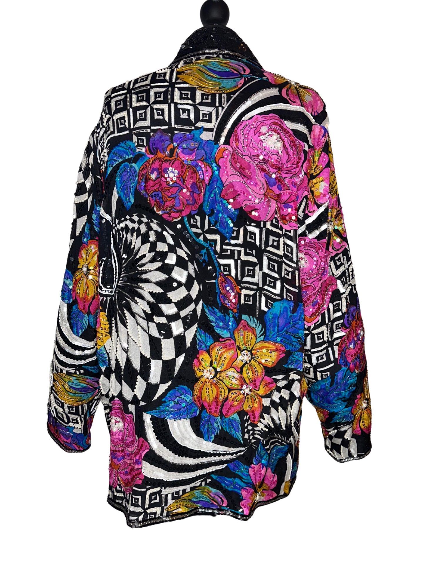 Judith Ann Creations Silk & Sequin Trophy Jacket - Image 2