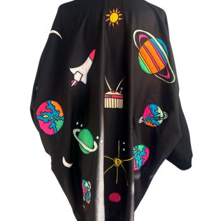 Vintage Silkscapes Jacket with Space Design