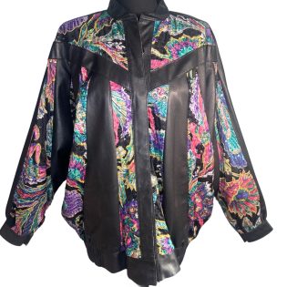 Judith Ann Creations Patchwork Leather Jacket