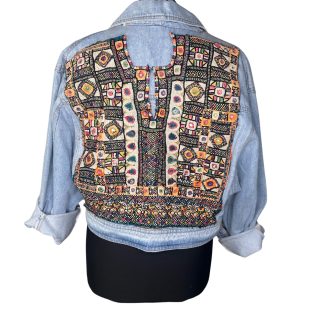 Denim Stories Cropped Denim Jacket - Size M