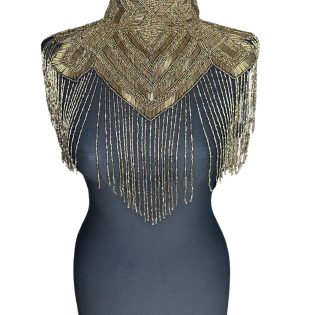 The Bronze Armoured Collar Cape