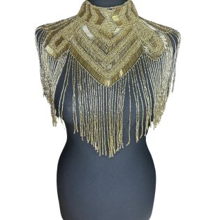 The Gold Armoured Collar Cape