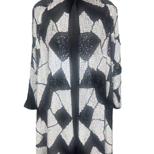 Frank Usher Monochrome Sequin Trophy Jacket