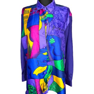 Picasso Vintage Shirt Dress