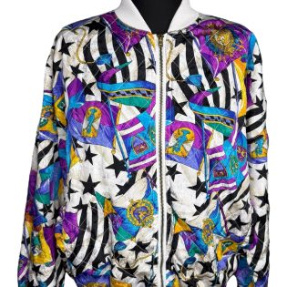 Solare Sporta 1990s Vintage Star Jacket