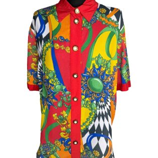 1990s Vibrant Baroque Vintage Shirt