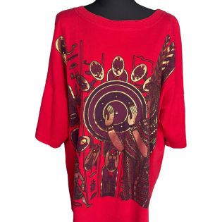 Red & Gold Egyptian Vintage Tee