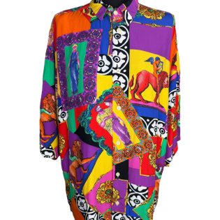 1990s Vibrant Baroque Vintage Shirt