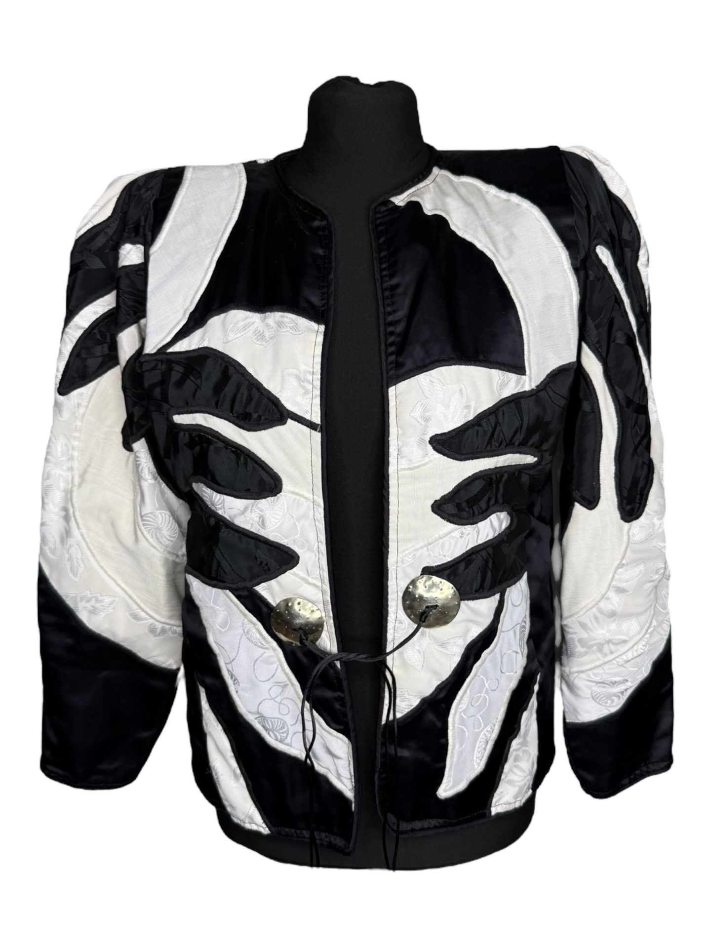 Judith Roberts La Coleccion Monochrome Quilted Vintage Jacket