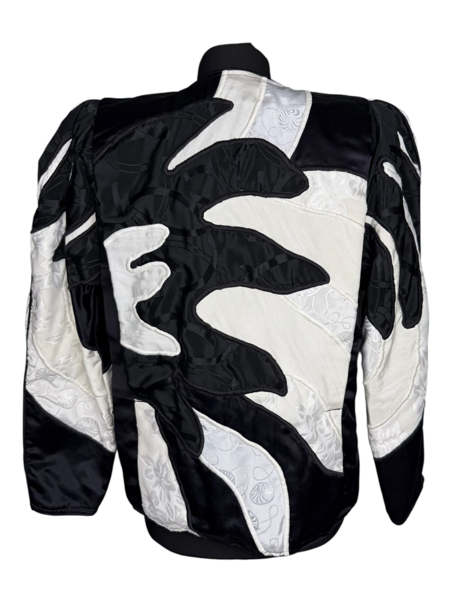 Judith Roberts La Coleccion Monochrome Quilted Vintage Jacket - Image 2
