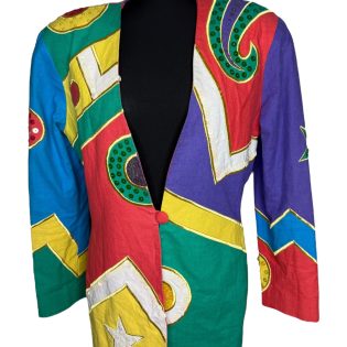IBE 1990s Sequin Power House Blazer