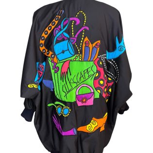 Wearable Art Silkscapes Accessories Novelty Print Jacket