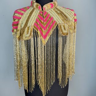 Trophy Cape in Golden Pink