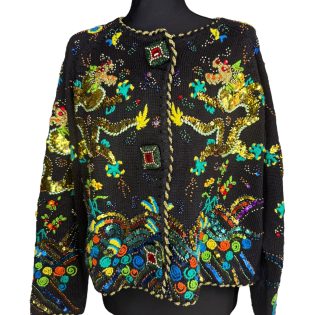 Michael Simon New York Sequin Cardigan