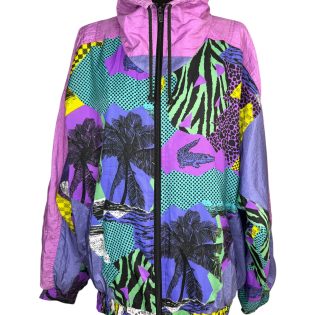1980s Patchwork Vintage Jacket