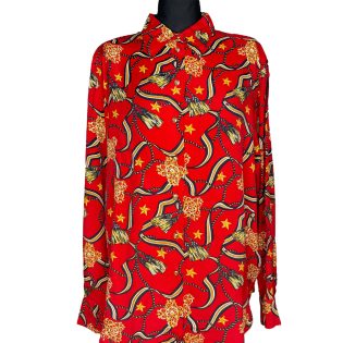 No 1 Collection 1990s Abstract Vintage Shirt