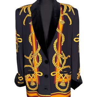 Yarell Abstract Vintage Blazer Jacket
