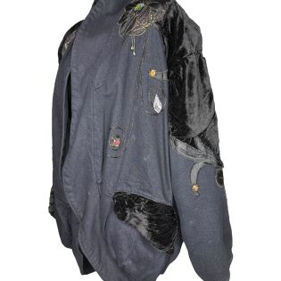 1980s Batwing Quilted Vintage Jacket