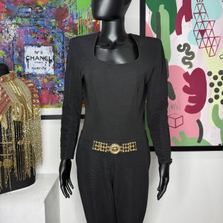 Joseph Ribkoff 1990s Versace Style Jumpsuit