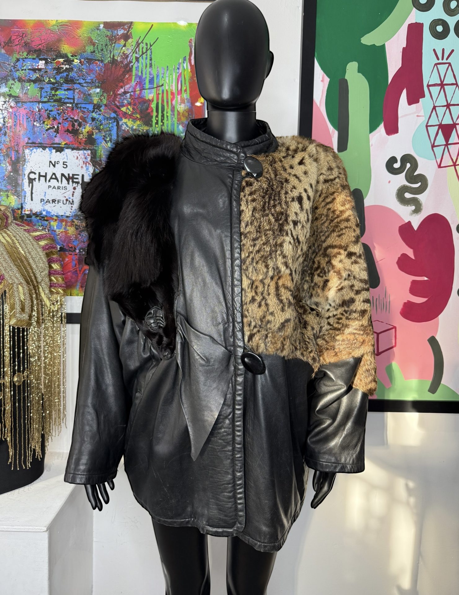 Dual Pelt Batwing Vintage Jacket
