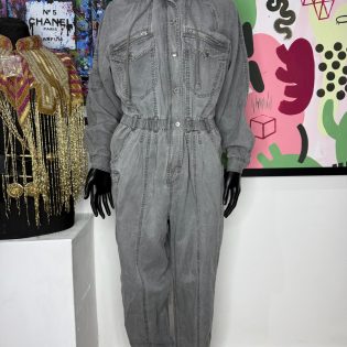 Together Vintage Denim Boiler Suit Jumpsuit