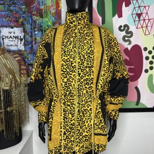 Pierre Cavallo Leopard & Baroque Vintage Jacket