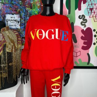 Vogue Paris Vintage Two Piece Tracksuit