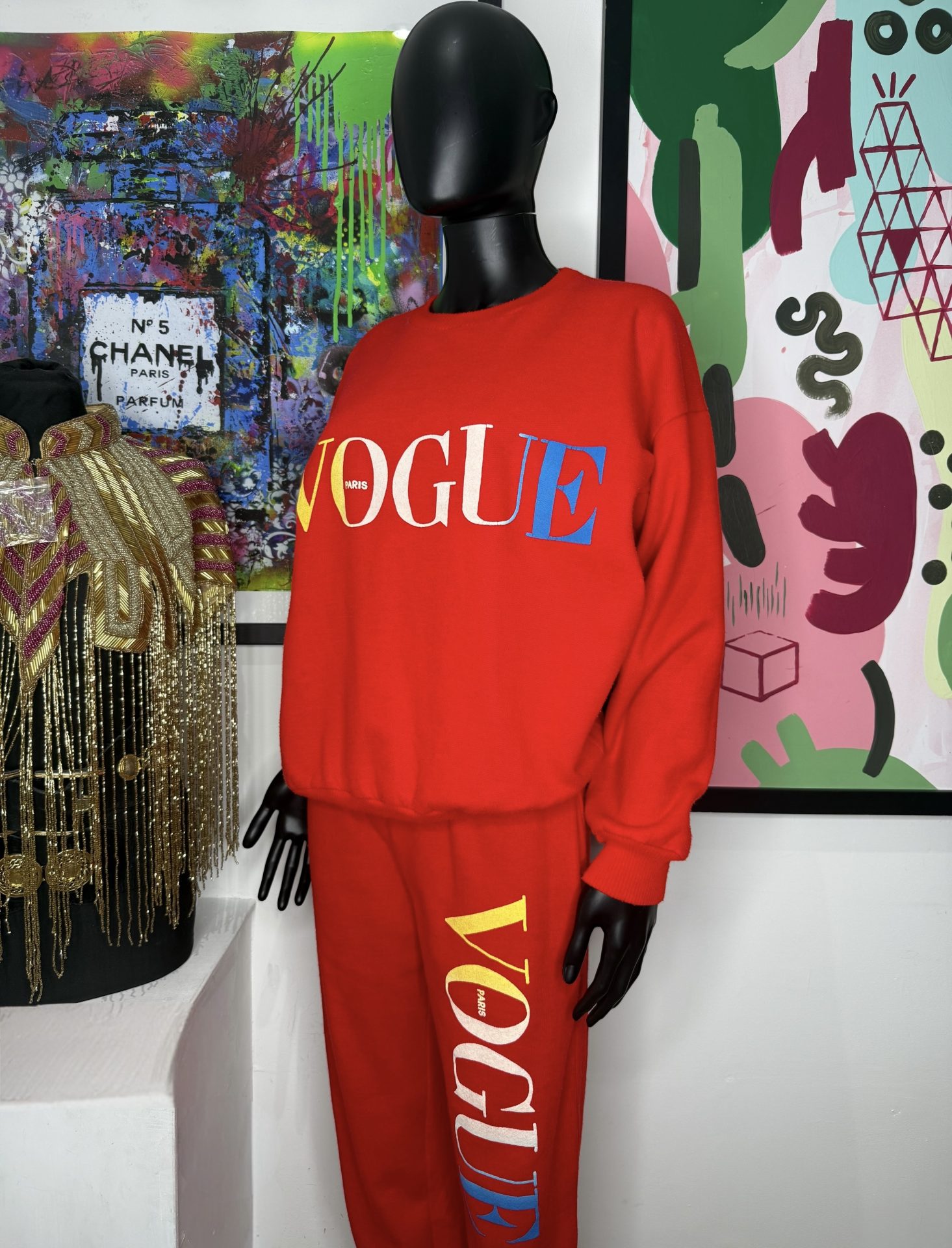 Vogue Paris Vintage Two Piece Tracksuit - Image 4