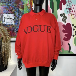 Vogue Red Vintage Sweater