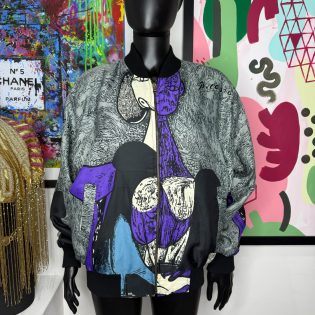 1990s Picasso Reversible Vintage Bomber Jacket