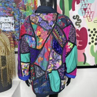Solveig Vibrant Patchwork Vintage Jacket