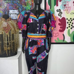 Jeanne Marc Wearable Art Koi Fish Jumpsuit