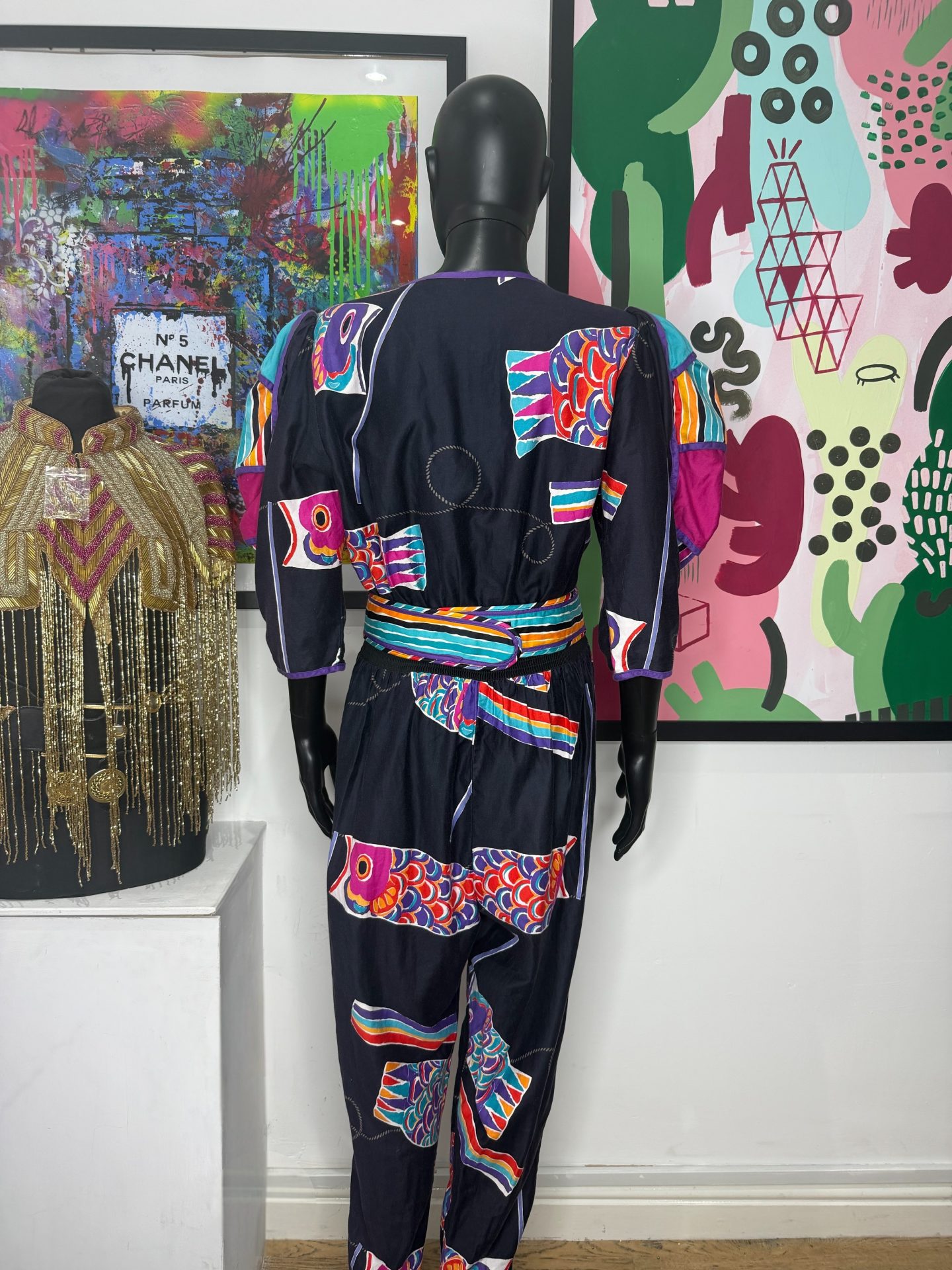 Jeanne Marc Wearable Art Koi Fish Jumpsuit - Image 3