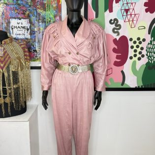 Pink & Gold Vintage Jumpsuit