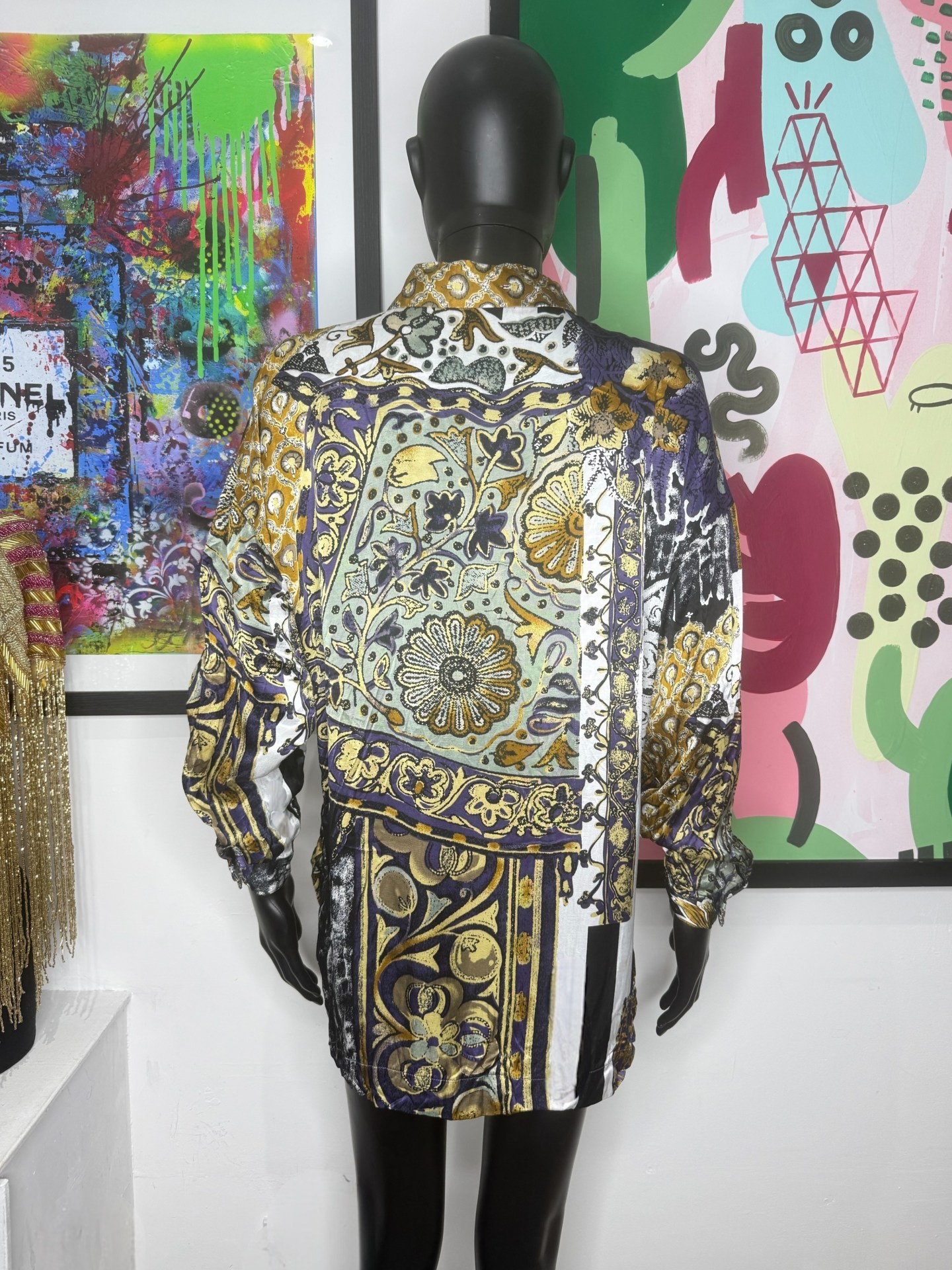 Dinuovo 1990s Baroque Mixed Print Shirt - Image 2