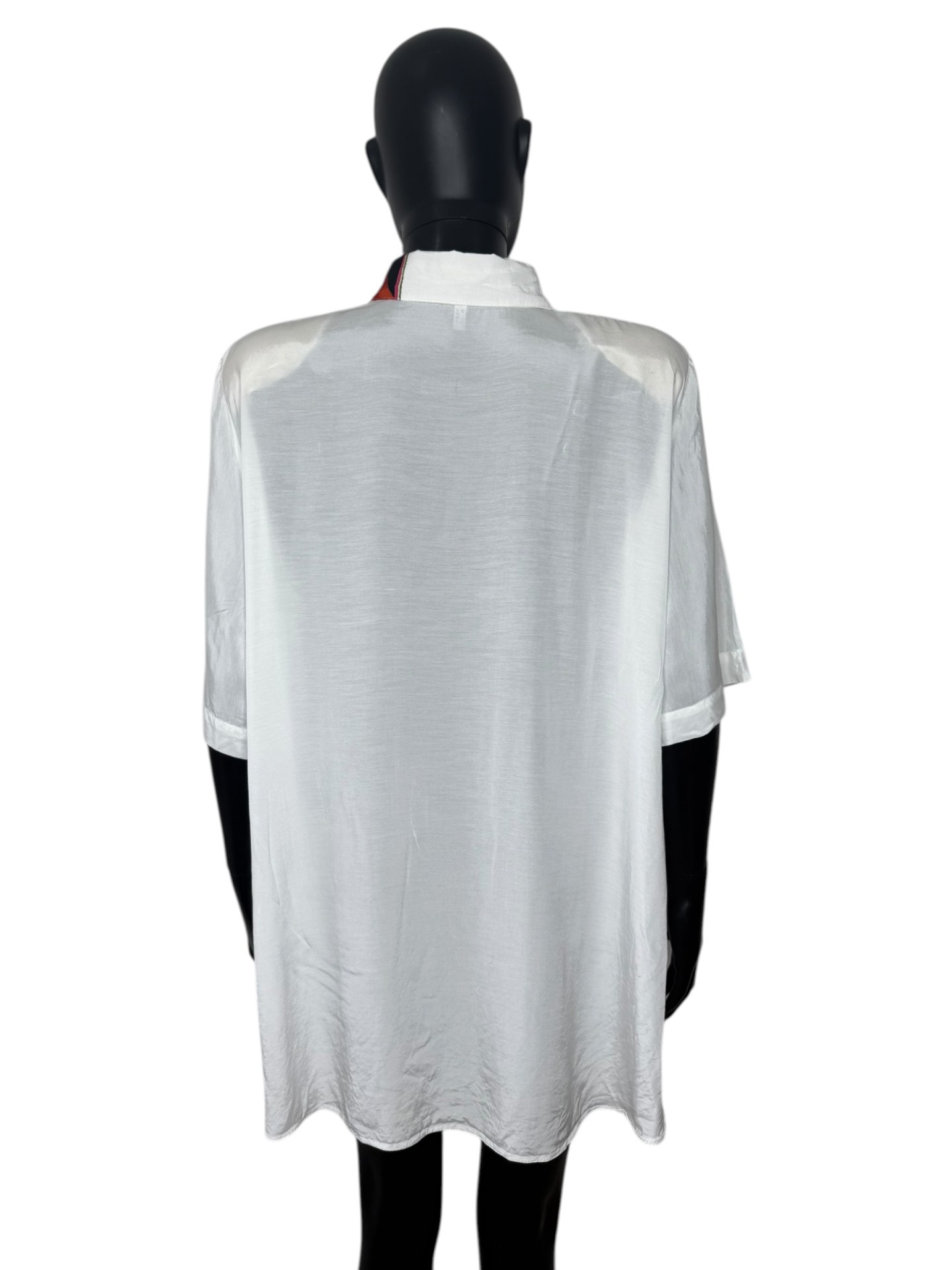 1990s Abstract Art Print Shirt - Image 3
