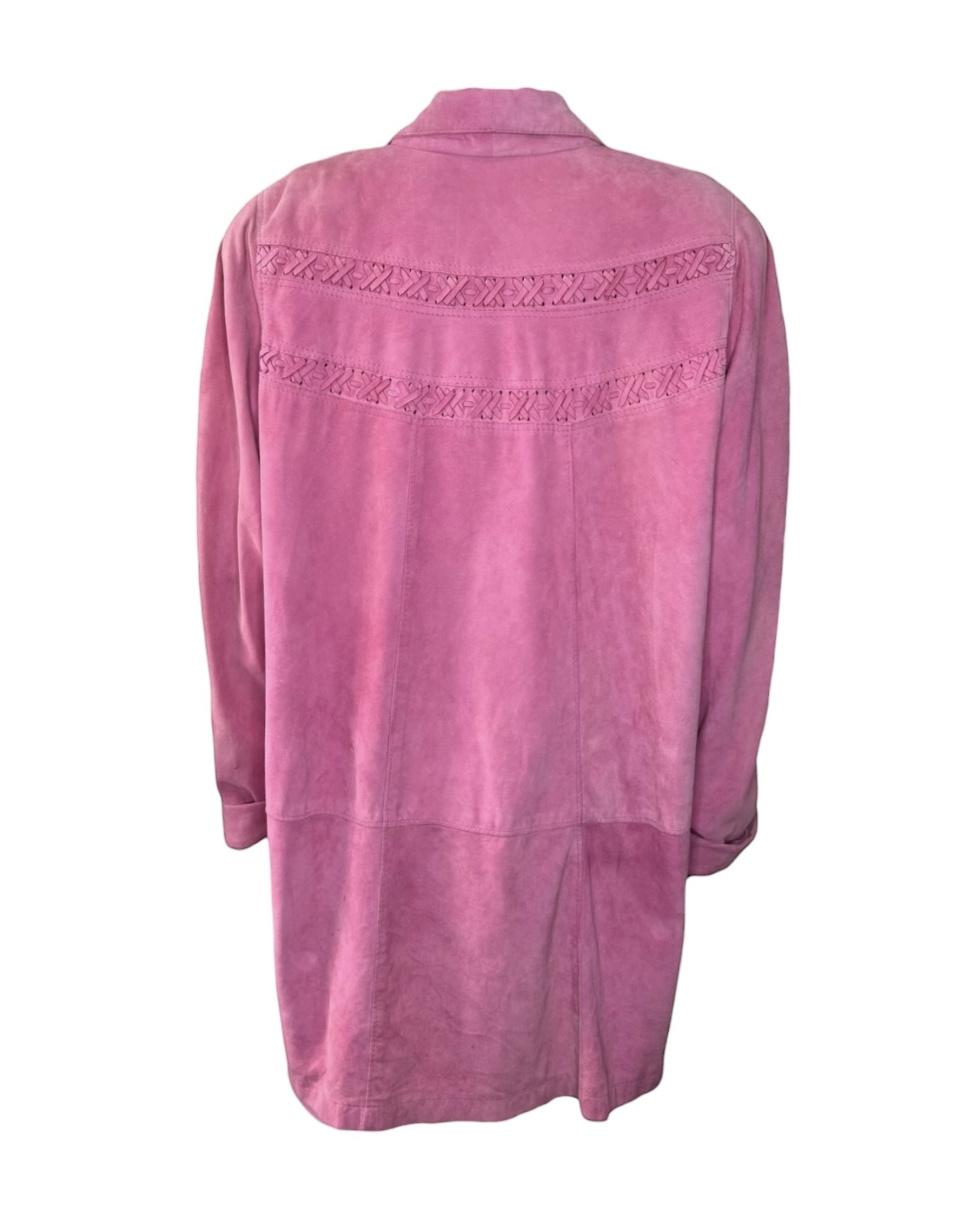 Pink Suede Vintage Jacket - Image 2