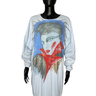 1980s Graphic Sweatshirt Dress