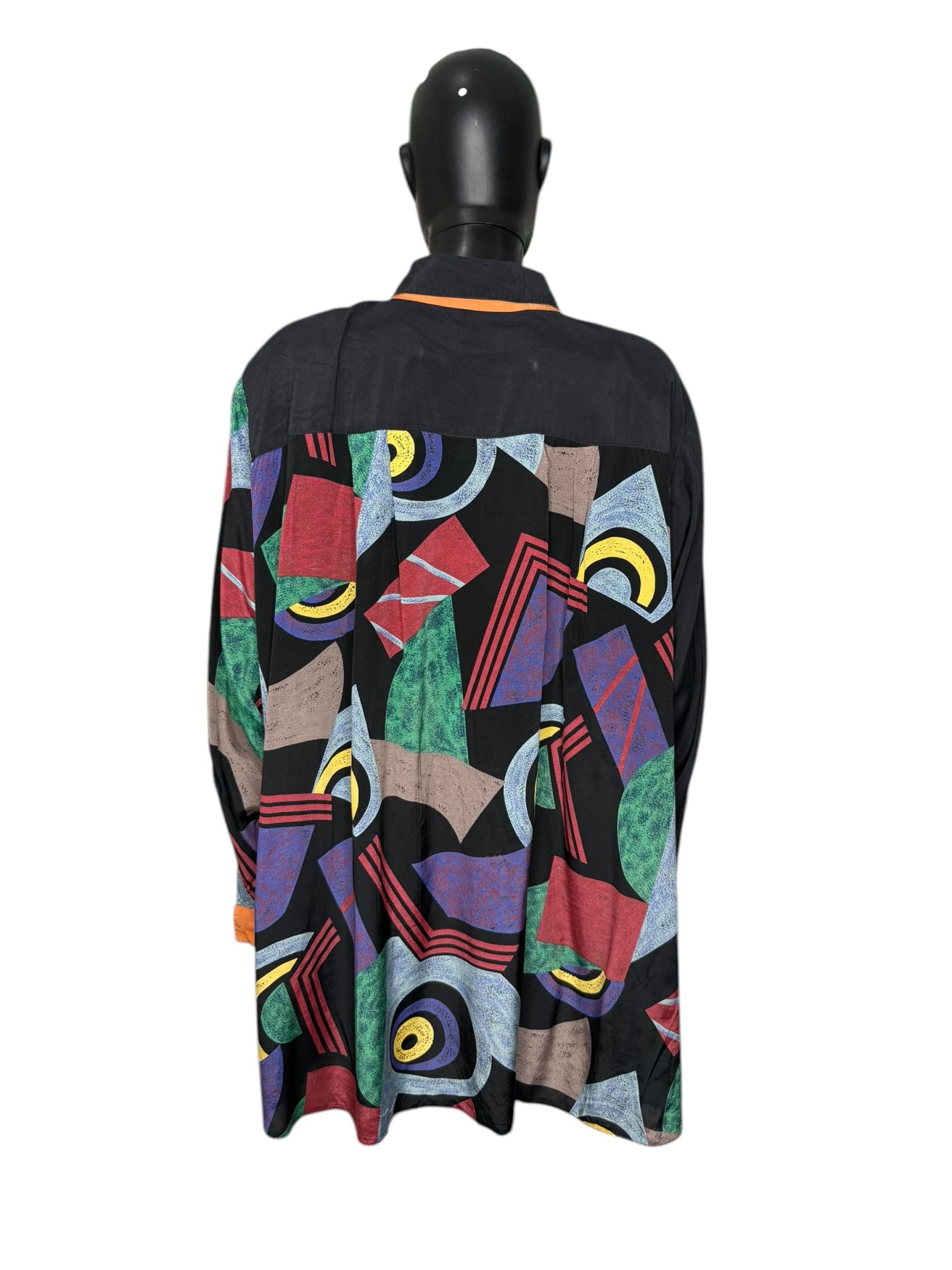 Abstract Print Shirt Jacket - Image 3
