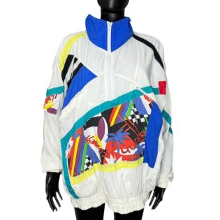 1990s Colour Block Vintage Jacket