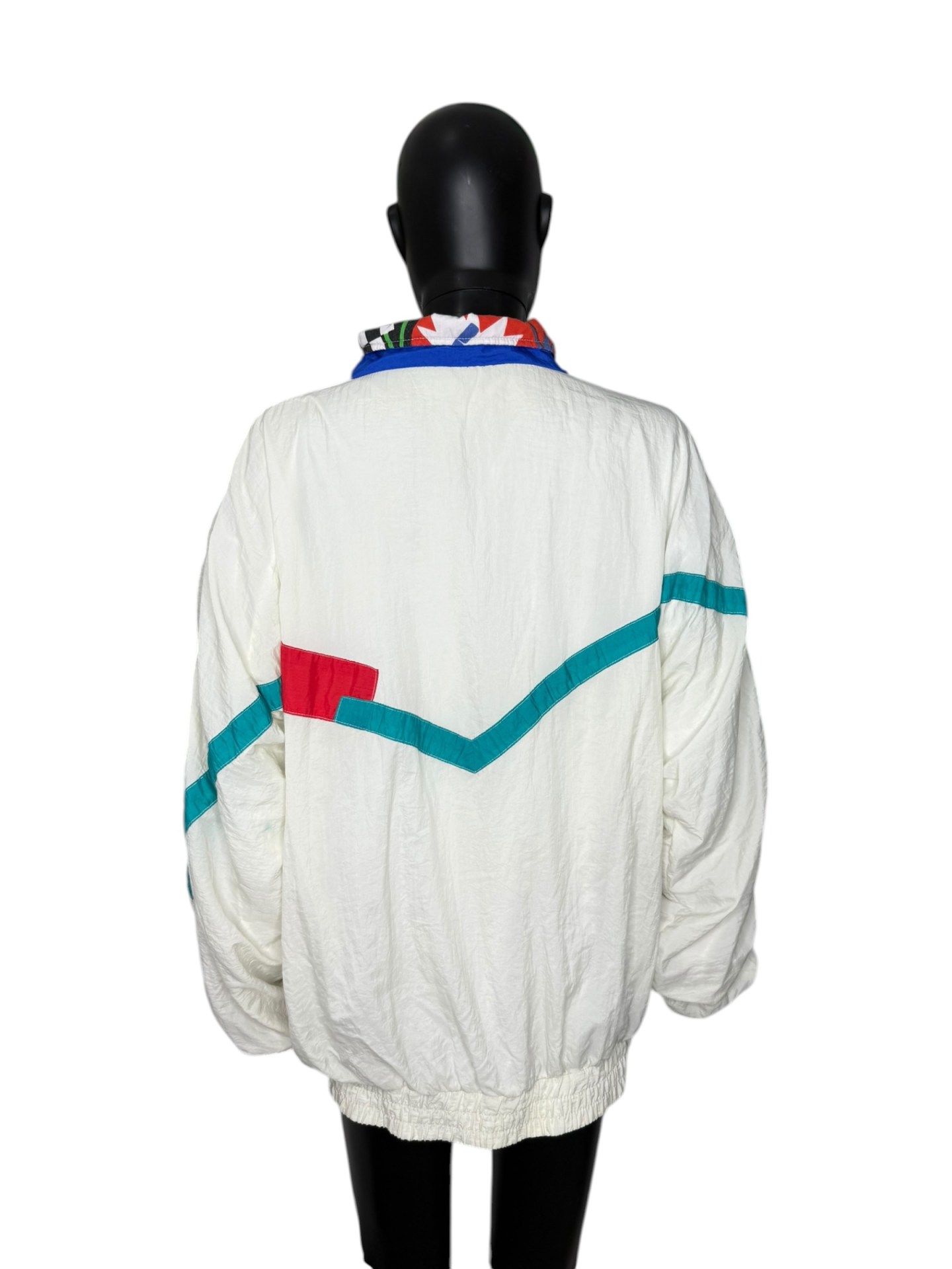 1990s Colour Block Vintage Jacket - Image 3