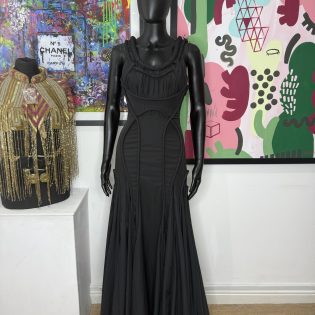 All Saints Iconic Black Maxi Dress