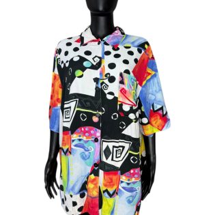 1980s Abstract Vintage Shirt